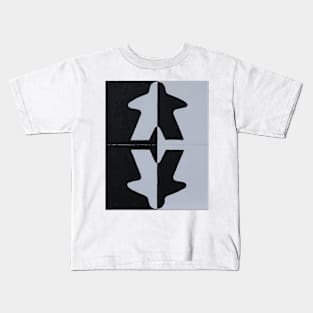 Black and White Mirror Meeps Kids T-Shirt